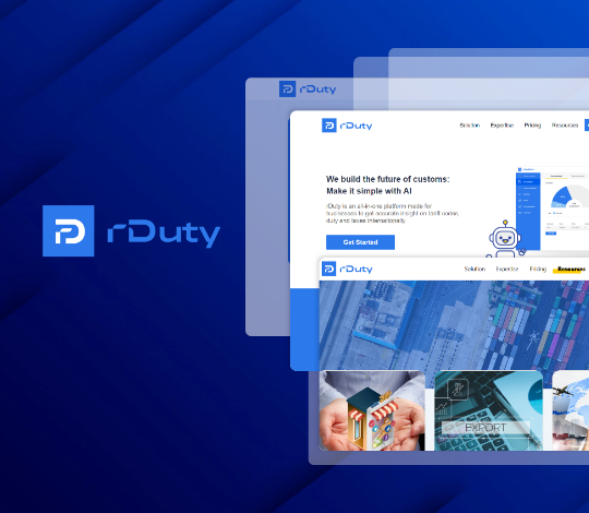 Rduty website development